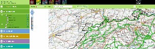 Digitale Landkarte - Velokarte Schweiz